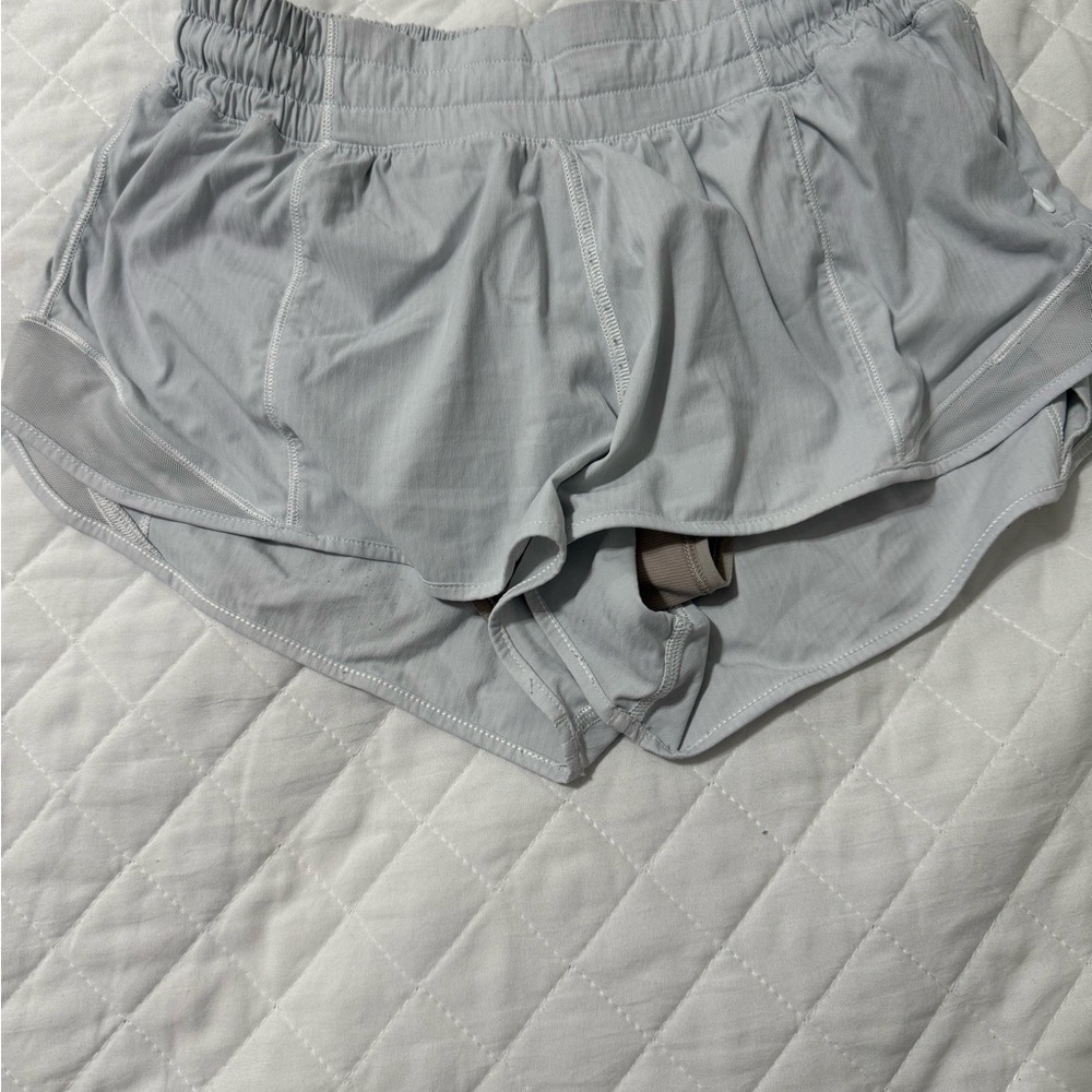 lululemon athletica Light Gray Athletic Shorts